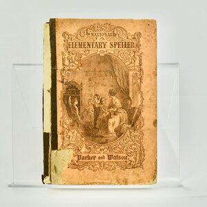 1878 The National Elementary Speller Book AS IS
